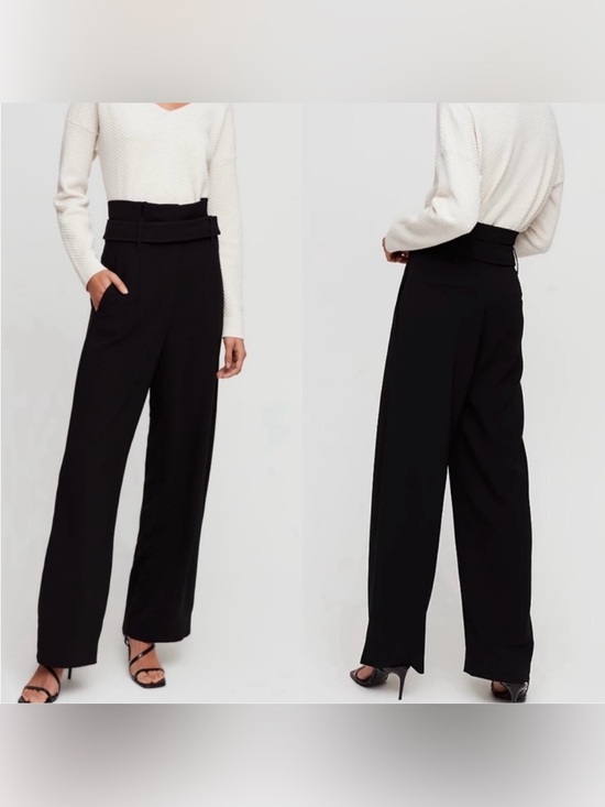 Aritzia Pants - Aritzia Babaton Jermaine pant dressy office black DSW1-6530-19 size 6